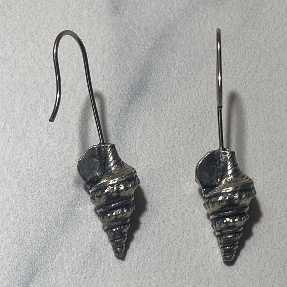 Seashell‎ earrings - Picture 2 of 4